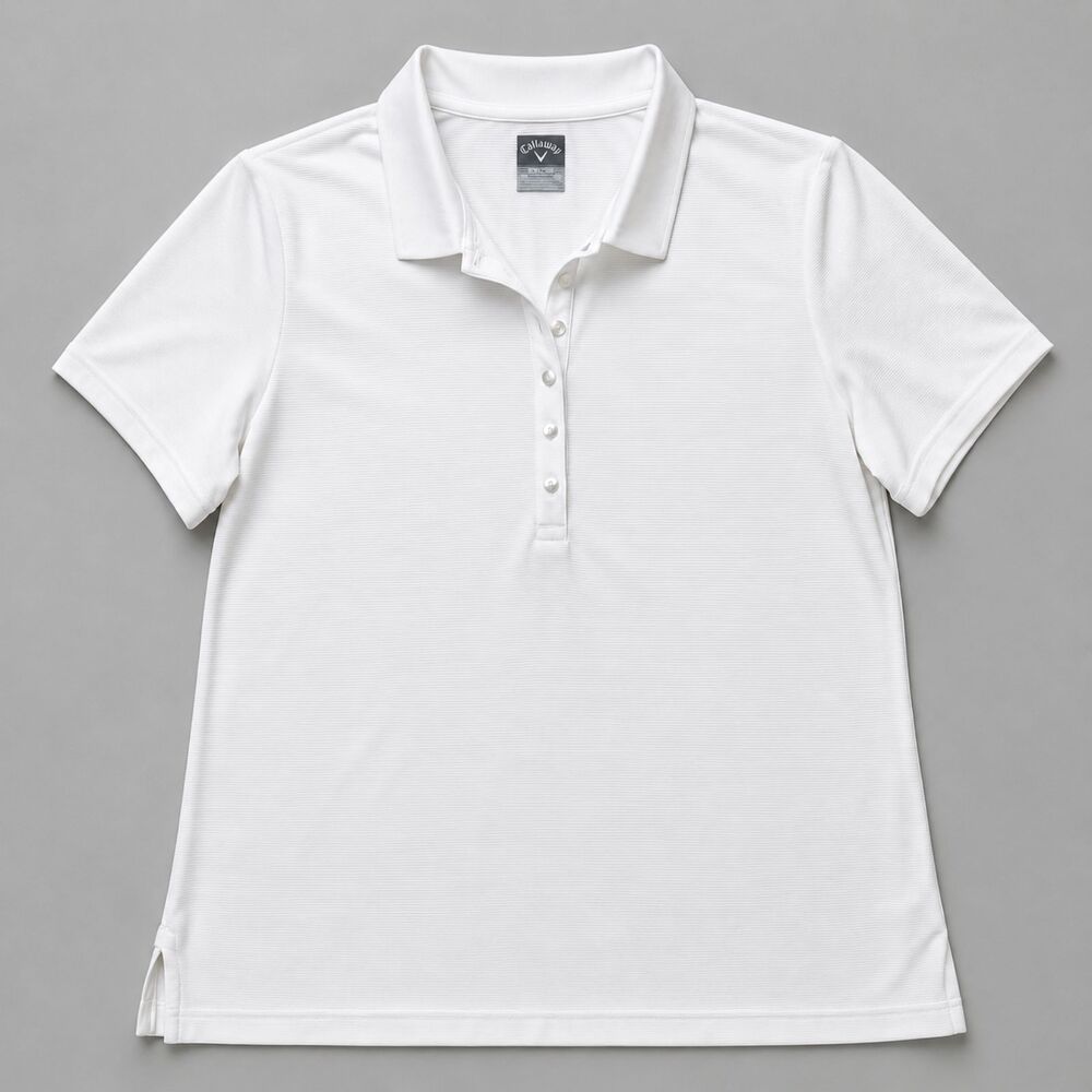 Callaway Opti-Dri Women's XXL White Golf Polo Shirt Moisture Wicking 24x28